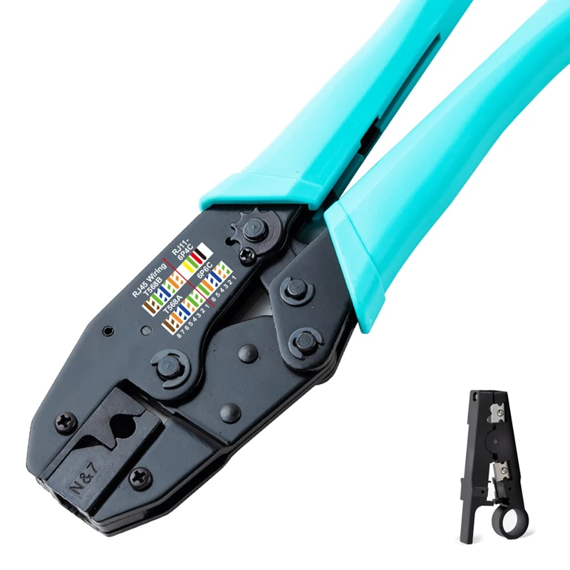 RJ45 инструмент Cat7 щипцы коннектор обжимной для кабеля Cat6A экранированный