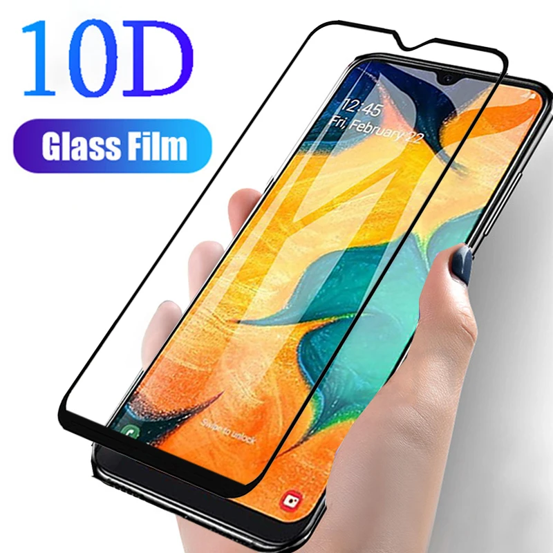 10D стекло для Samsung Galaxy A50 A40 A70 A10 A20 A30 закаленное Samsang M10 M20 A 50 защитная пленка PK