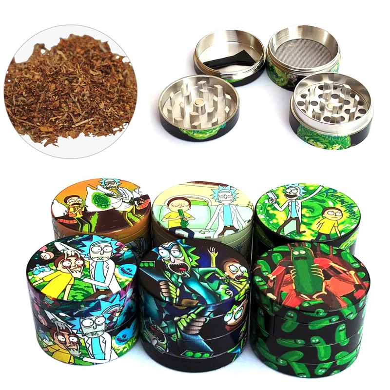 

4 Layers Zinc Alloy Dry Herb Tobacco Weed Grinder Smoke Accessories Spice Mill
