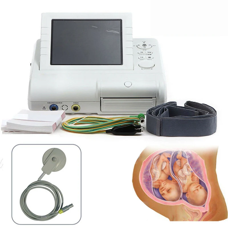 

Hot CONTEC CMS800G Fetal Doppler Ultrasound Monitor 24H Recorder Prenatal Heart Rate Monitor Movement FHR TOCO FMOV Twins Probe