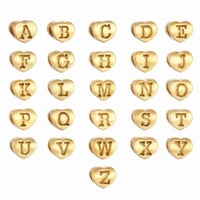 26 letters diy loose beads with jewelry bracelets bracelets love beaded necklace jewelry accessories beads copper plated