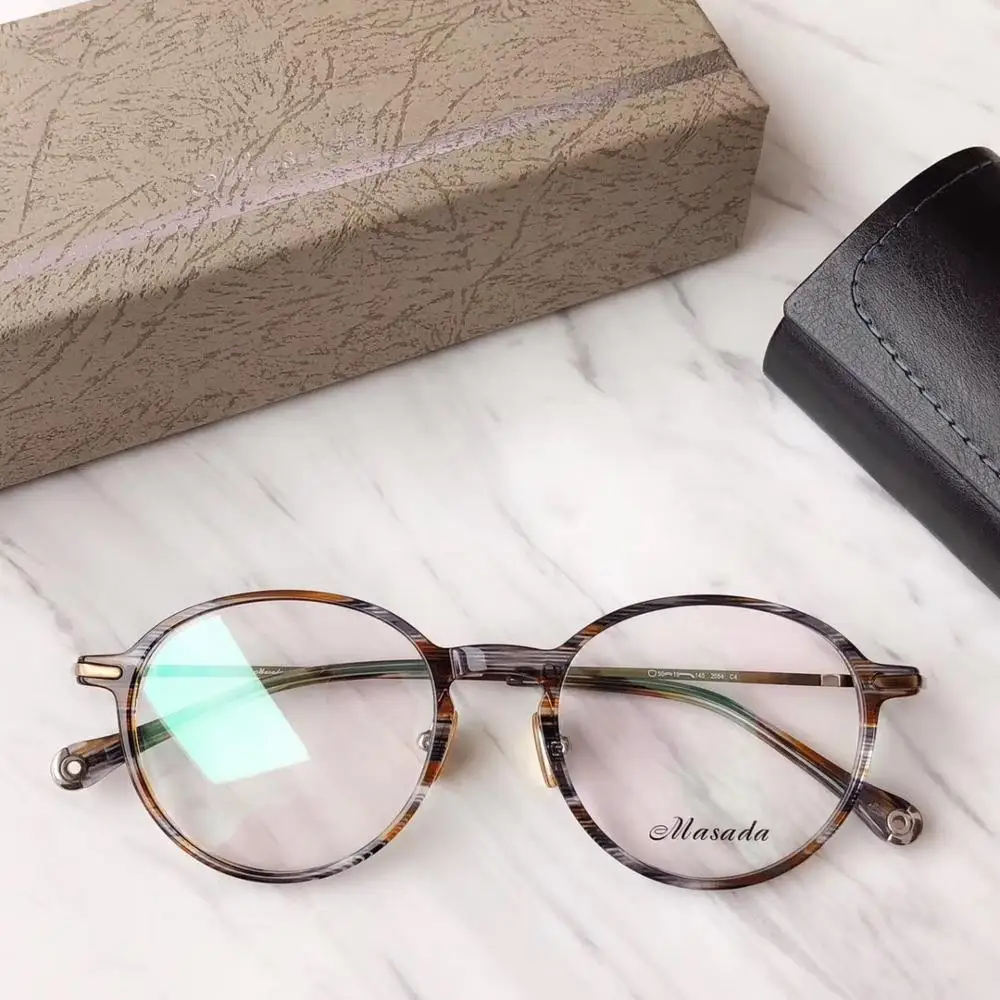 Винтажные Черепаховые очки оправа для мужчин и женщин оптические в круглой