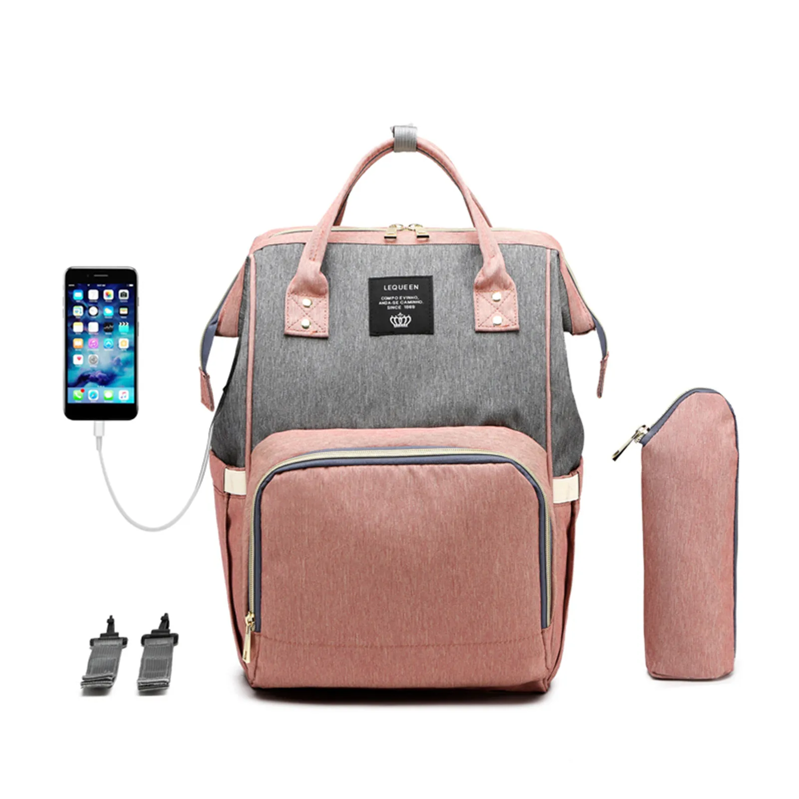 

Детские пеленки мешок Мама Материнство сумка для переноски подгузников большая Ёмкость Дорожная сумка-рюкзак, сумка-рюкзак для ухода за ре...