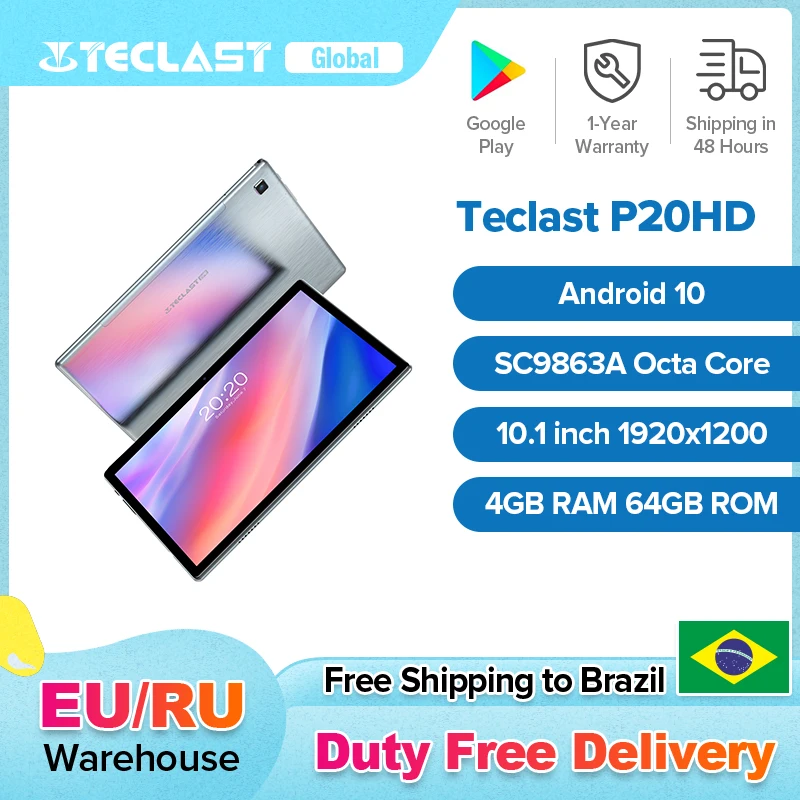 Teclast P20HD 10 1 дюймов планшет 4G напоминание о вызовах и сети Android 0 1920x1200 Unisoc четыре