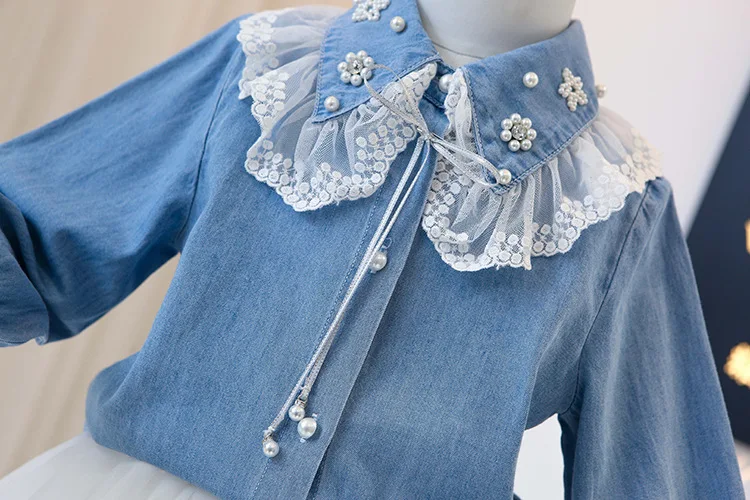 5415 принцессы с кружевом и вышивкой 2020 Новинка весны на пасхальную тему