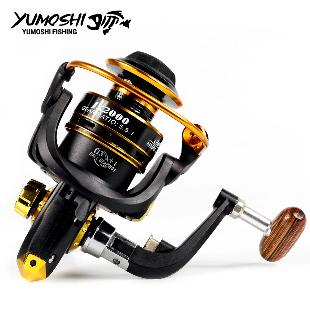 

Hot wheels spinning fish reel 5.5:1 13+1 Ball Bearing 1000-7000series carretilhas de pescaria molinete fishing reel accessories