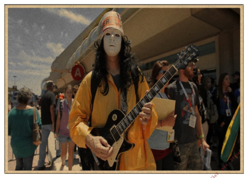 Buckethead бочки старшего брата гитара Рок музыка искусства ретро винтажный постер из