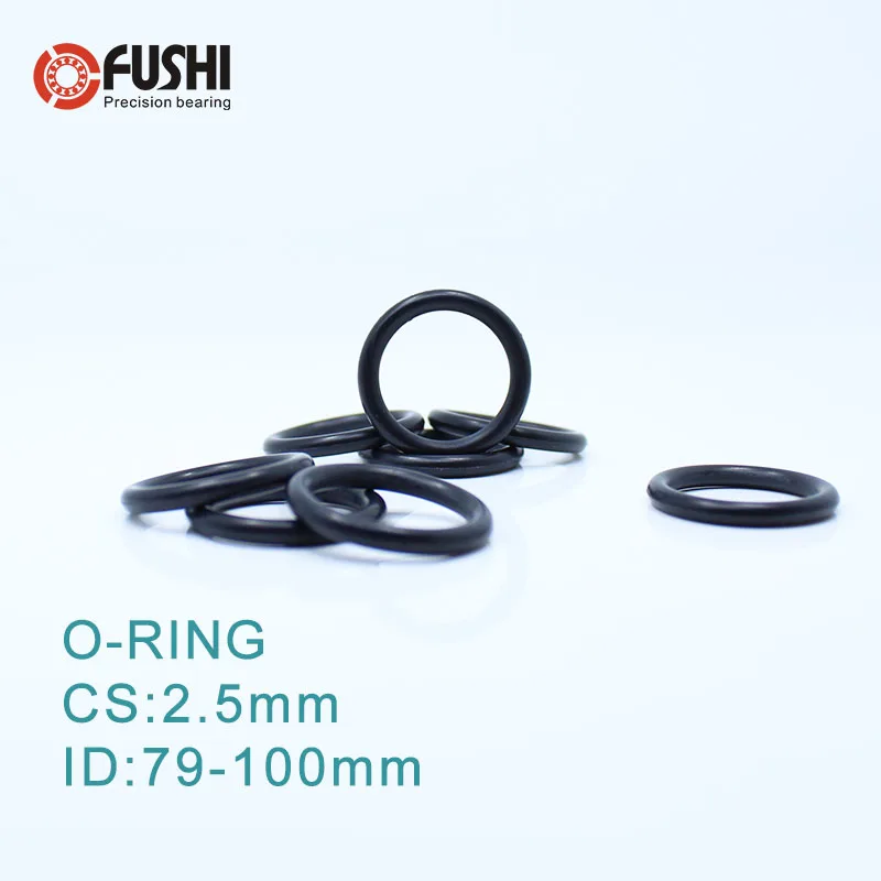 

CS2.5mm EPDM O RING ID 79/80/81/82/83/84/85/86/87*2.5 mm 20PCS O-Ring Gasket Seal Exhaust Mount Rubber Insulator Grommet ORING