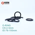 CS2.5mm EPDM уплотнительное кольцо ID 798081828384858687*2,5 мм 20 шт. уплотнительное кольцо уплотнительное уплотнение выхлопное крепление резиновый изолятор втулка