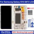 Дисплей с рамкой для Samsung Galaxy s10G973 SM-G973FDSG973FG9730, 6,1 дюймов