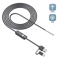 3 9mm5 5mm8mm dual lens 720p 3in1 usb endoscope camera for android otg cmos borescope