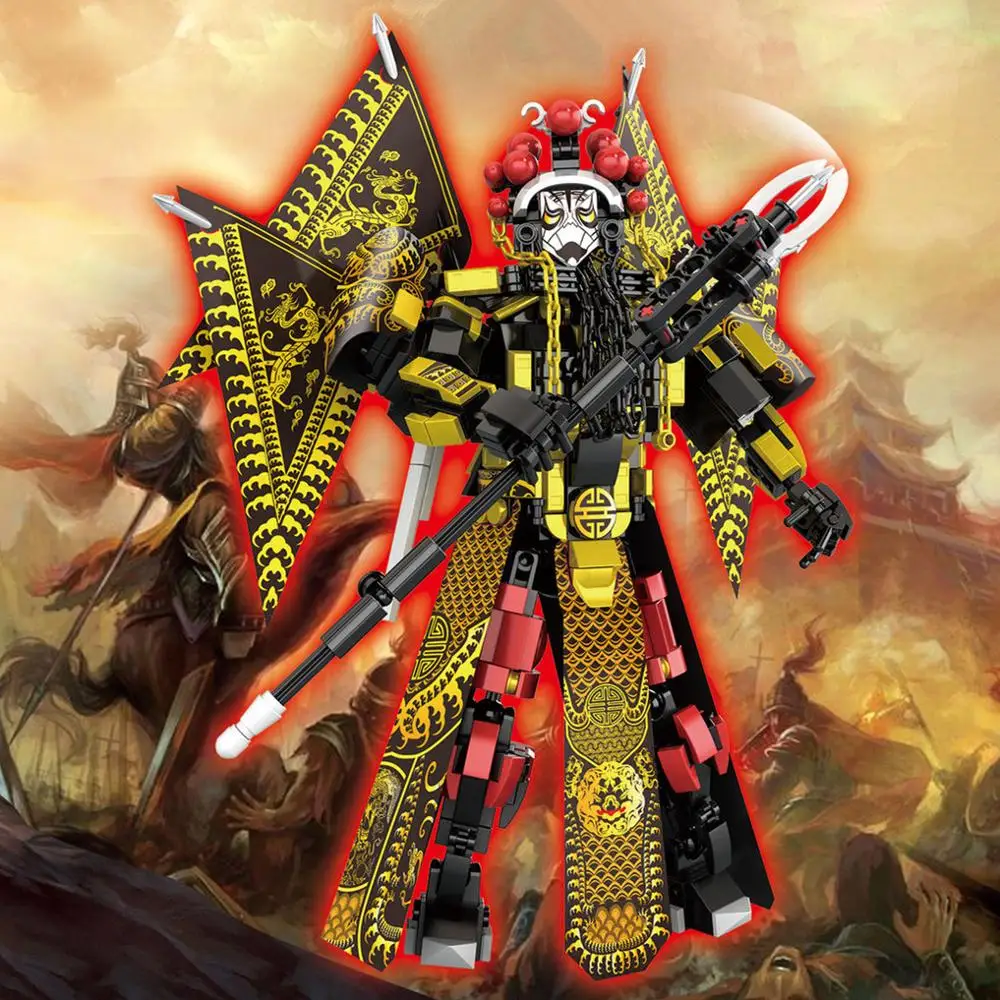 2020 г. город китайский новый год ужин Китай Xiang Yu экшн-фигурки строительные блоки