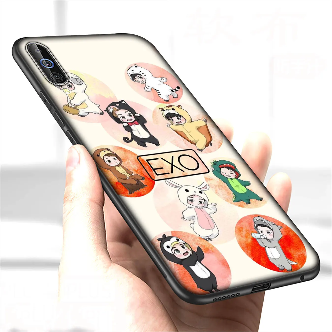 EXO BaekHyun XIUMIN LAY Soft Silicone Case for Samsung Galaxy A70 A50 A60 A40 A30 A20 A10 M10 M20 M30 M40 A20E Cover | Мобильные