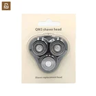 Сменная головка для электробритвы Xiaomi для мужчин, IPX7, водонепроницаемая, триммер для бороды, 3D Съемная головка