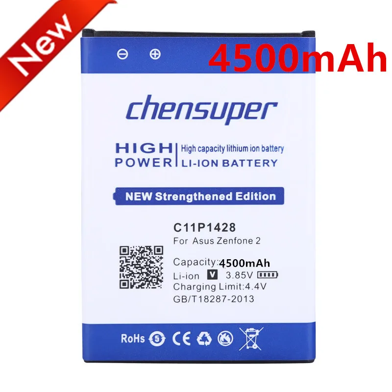 

chensuper 4500mAh C11P1428 Battery for Asus Zenfone 2 Zenfone2 Laser ZE500KL ZE500KG Zenfone 2 Laser 5" Z00ED