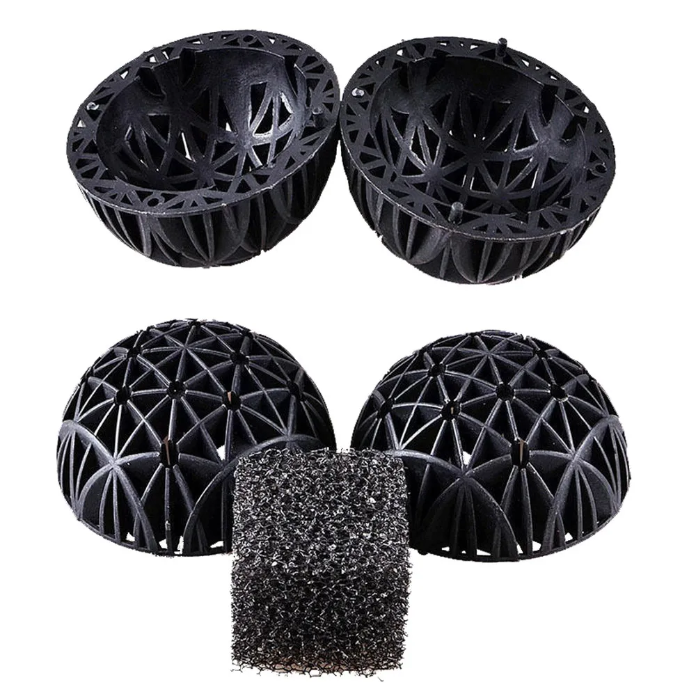 

100 Pcs 16MM Aquarium Bio Balls Filter Media Wet Dry Koi Fish Tank Pond