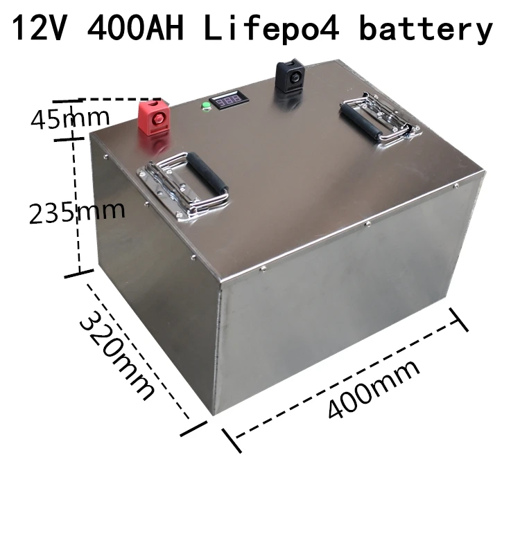 12v 400ah Lifepo4 аккумулятор RV power с BMS для кэмпер караван солнечная система Yacht AGV солнечная панель хранение энергии+ 20A зарядное устройство