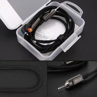 fidue 2 5mm balance headphone jack to mmcc cable earphone accessories 8 core low resistance upgrade line rhodium plated