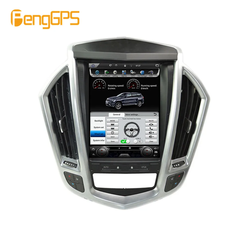 Экран Tesla Android px6 для Cadillac SRX 2009 2012 автомобильный мультимедийный стереоплеер радио