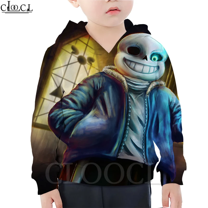 

CLOOCL Family Fitted Game Undertale Hoodies Boy Girl 3D Print Children's Hoodie Sweatshirt Harajuku Streetwear Cute Tops