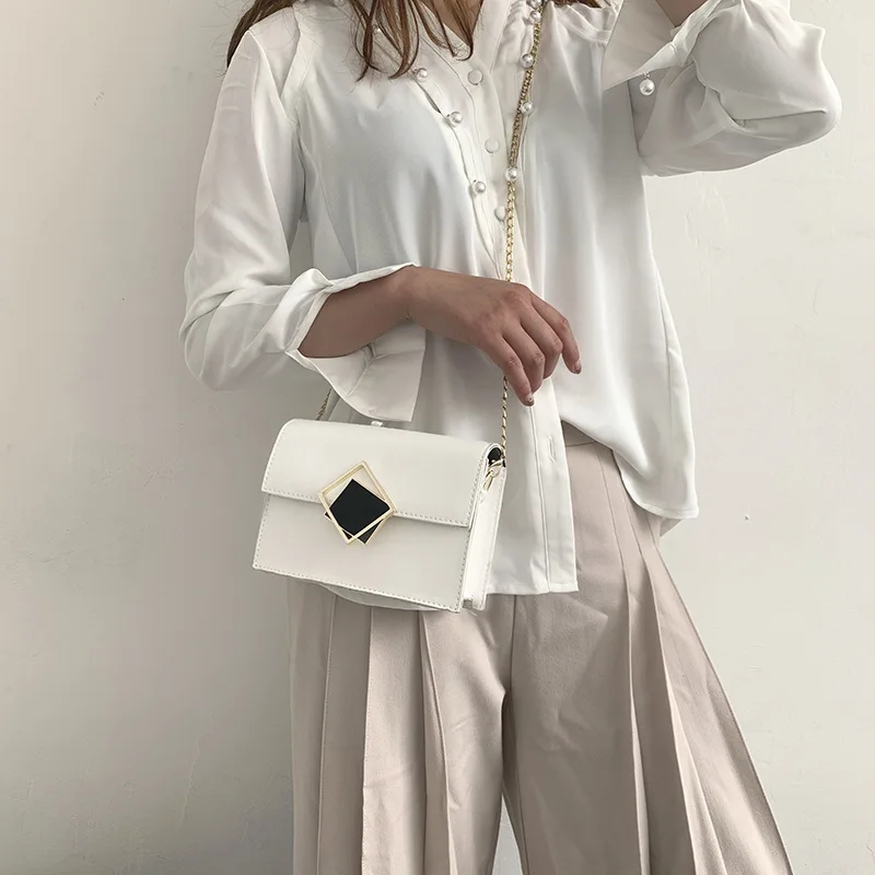 Youda оригинальная простая женская сумка-тоут с цепочкой Классическая модная