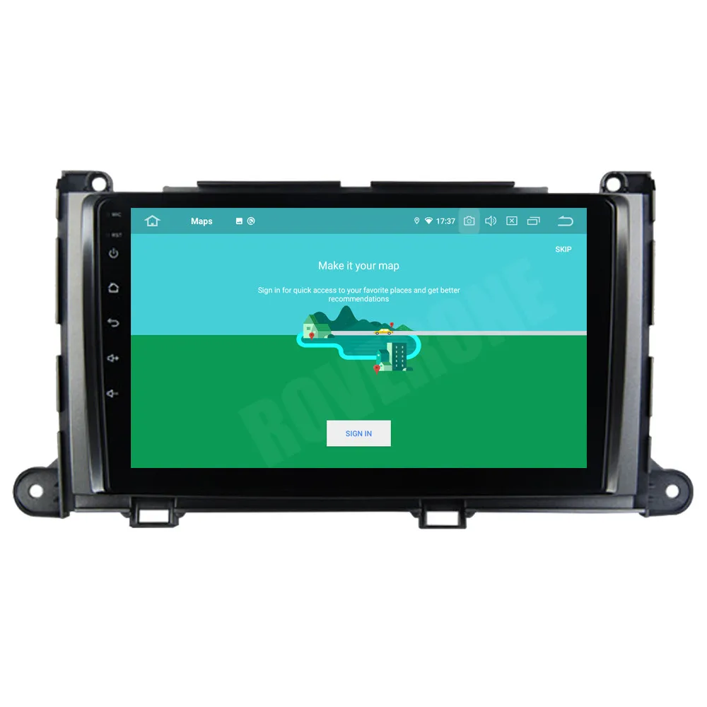 Автомобильный мультимедийный плеер RoverOne для Toyota Sienna XL30 2010 2014 Android 10 Авторадио