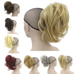 Soowee бордовые Синтетические Волосы Коготь Конский хвост маленький конский хвост волосы на заколке Фея хвост на заколках заколка для волос