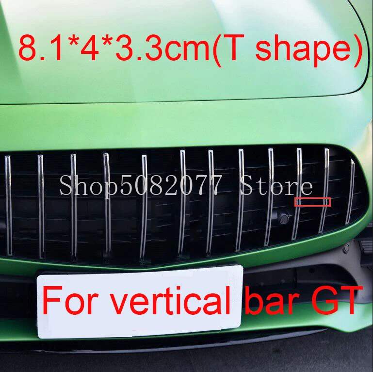 Маленькая наклейка эмблема на решетку радиатора для Mercedes Benz AMG GT Diamond Bar C E значок