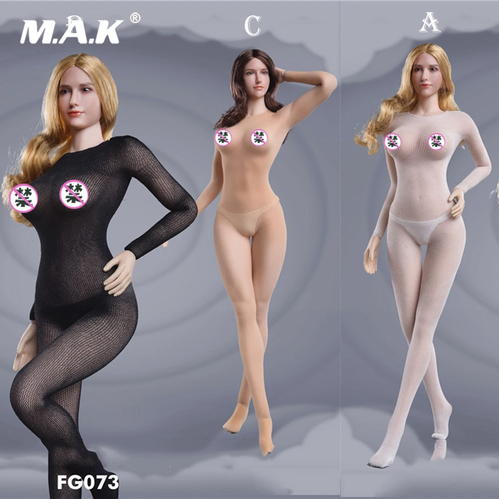 

1/6 FG073 Seamless Garment Underpants Anti-dyeing Siamese Stockings Accessory Model for 12'' Female Action Figure Accessory