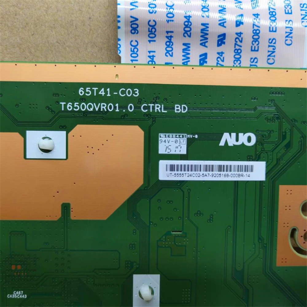 Фото T-CON board 65T41-C03 T650QVR01.0 UE65JU7500T UE65JU6500K XXU un65ju7500f 2015_AUO_UHD_HAWK_UFT №4