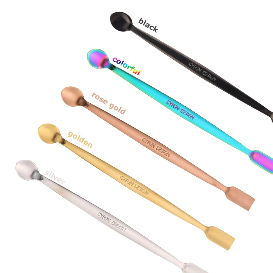 Ремесленная Ложка 2 уникальной формы головки ложки с длинной ручкой для типа