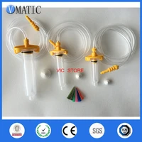 free shipping top rated 5cc10cc30cc ml glue dispenser syringe barrel adapter with needles each size have 2set totally 6 sets