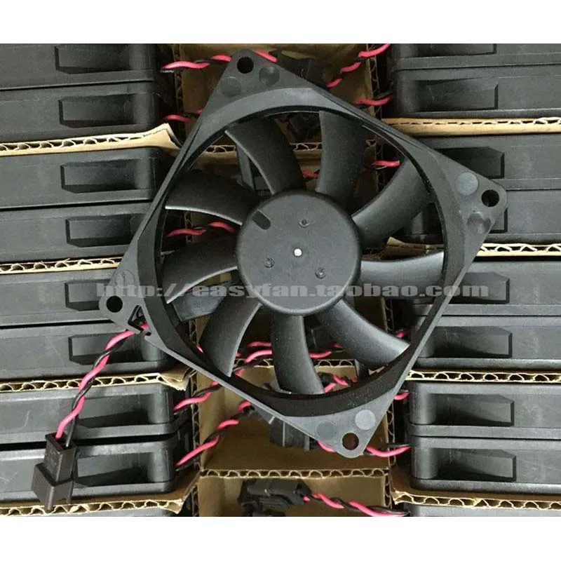 

Delta 8cm 8015 dual ball 0.40A large air volume fan AFB0812SHB 80x80x15mm cooling fan cooler