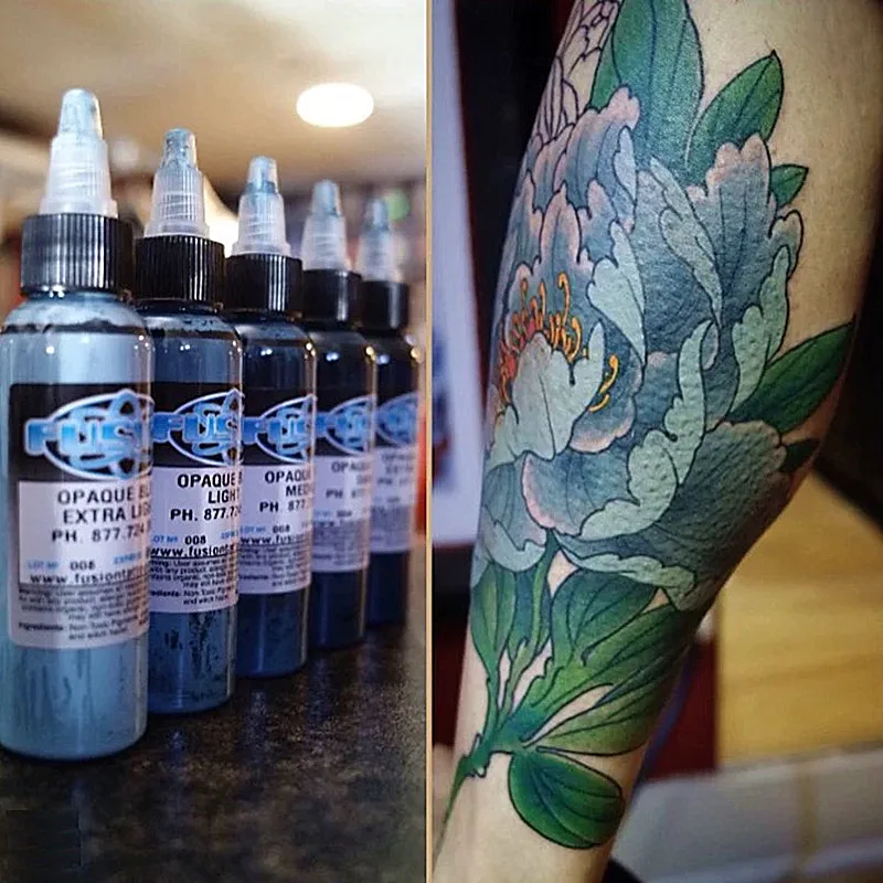New Fusion Tattoo 16 Color Ink Set 1oz 30ml / Bottle | Красота и здоровье