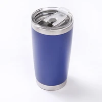1pc 20oz solid portable stainless simple solid color steel vacuum tumbler insulated travel coffee mug cup flask