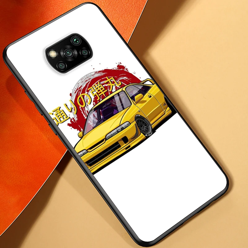 sports car hks jdm accessories for xiaomi mi poco m3 m2 x3 nfc x2 f3 f2 f1 c3 pro xiaomi mi a2 a1 6 5 play mix 3 phone case free global shipping