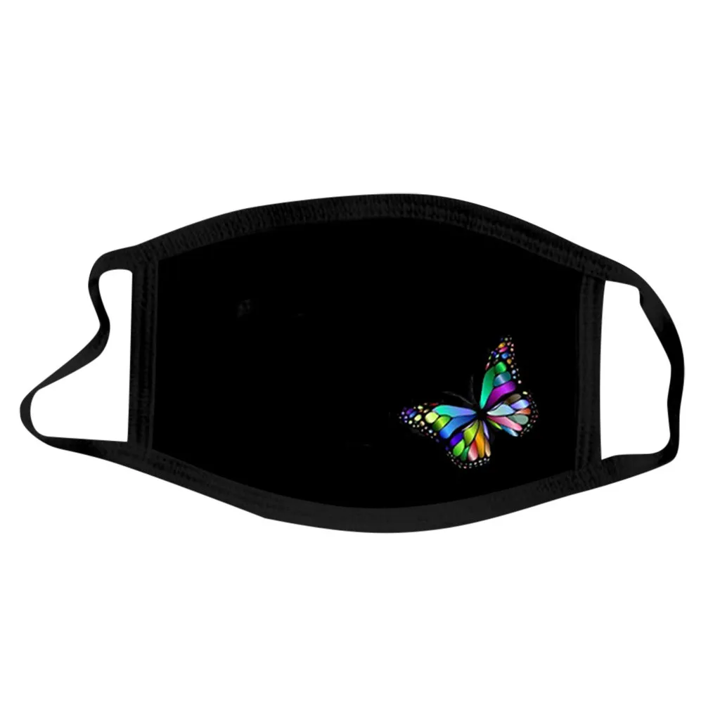 

1PC women diamond cat printed spoon face Mouth Masks for Dust Protection Anti-Face Mask Washable Earloop Mask Mascarilla masque