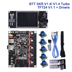Комплект платы управления сенсорным экраном BIGTREETECH SKR V1.4 или V1.4 Turbo + TFT24 V1.1, драйверы TMC2209, TMC2208, UART, TMC5160, 3D-принтер