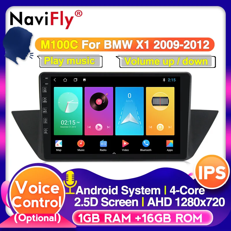 Автомобильный мультимедийный плеер NaviFly android 10 0 DSP радио мультимедиа для X1 E84 2009 ~