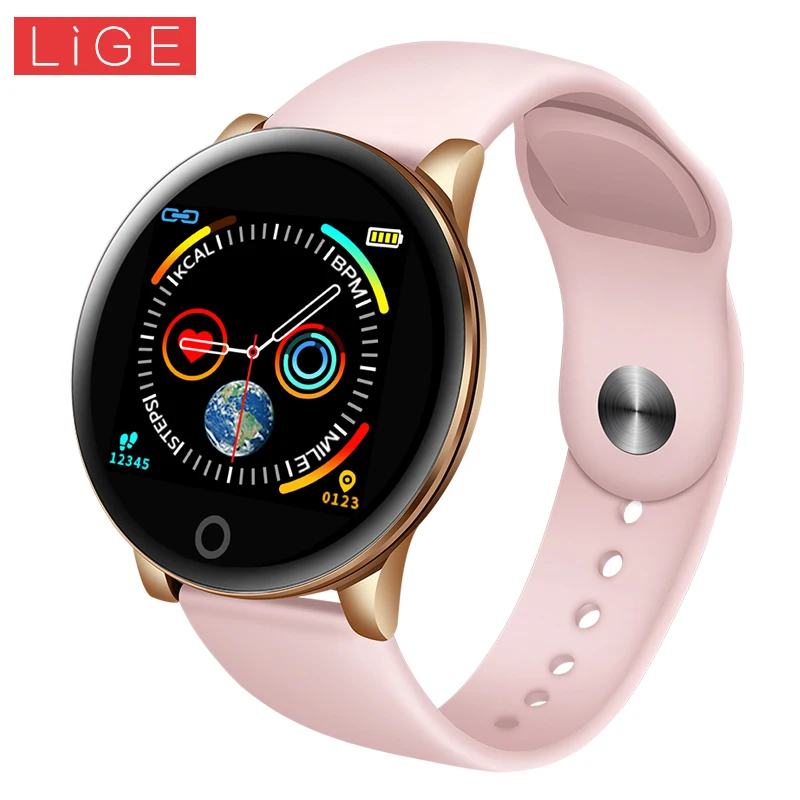 Eloj inteligente hombre LIGE Новые Bluetooth Смарт часы для женщин и мужчин iPhone сердечного ритма