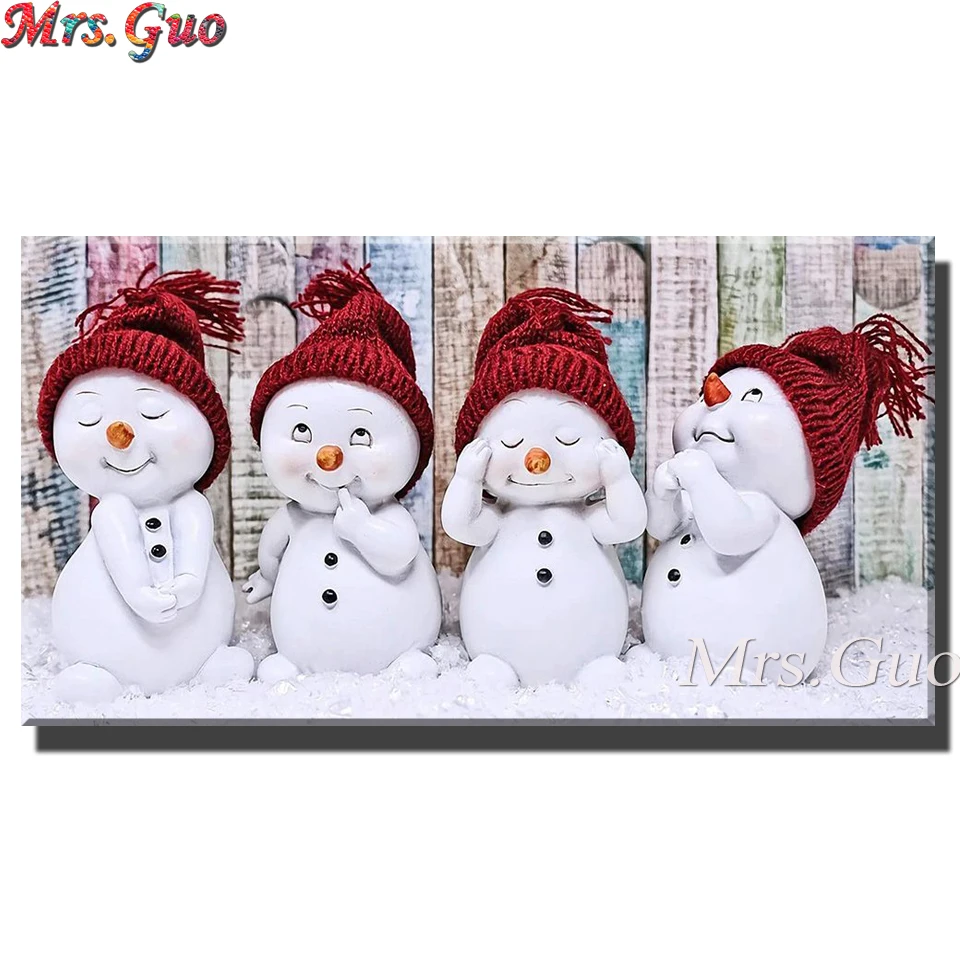 

Christmas Doll Diy 5d Diamond Painting Christmas Snowman Cross Stitch Square Diamond Embroidery Handwork navidad Home Decor