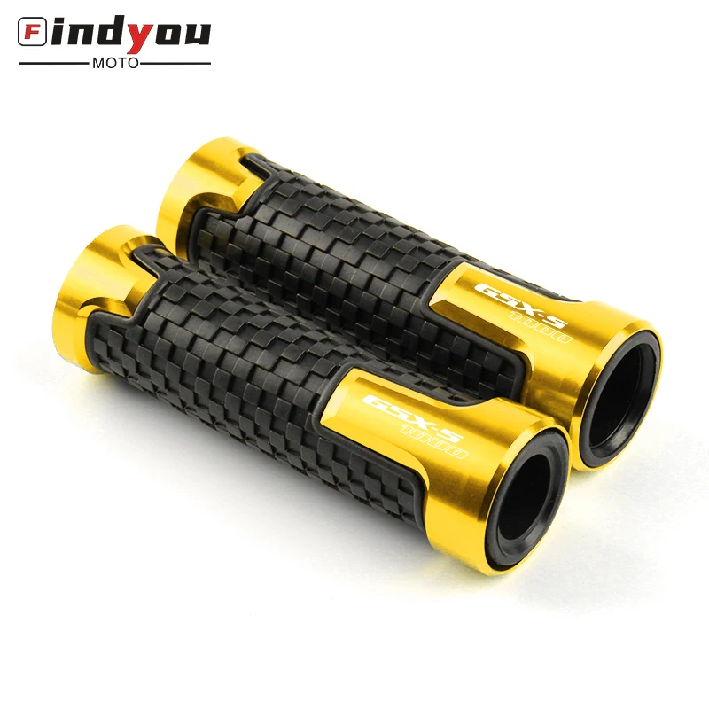 

with logo For SUZUKI GSX-S1000 gsxs1000 GSXS 1000 All year 7/8''22MM Motorcycle handlebar grip handle bar Motorbike grips cover