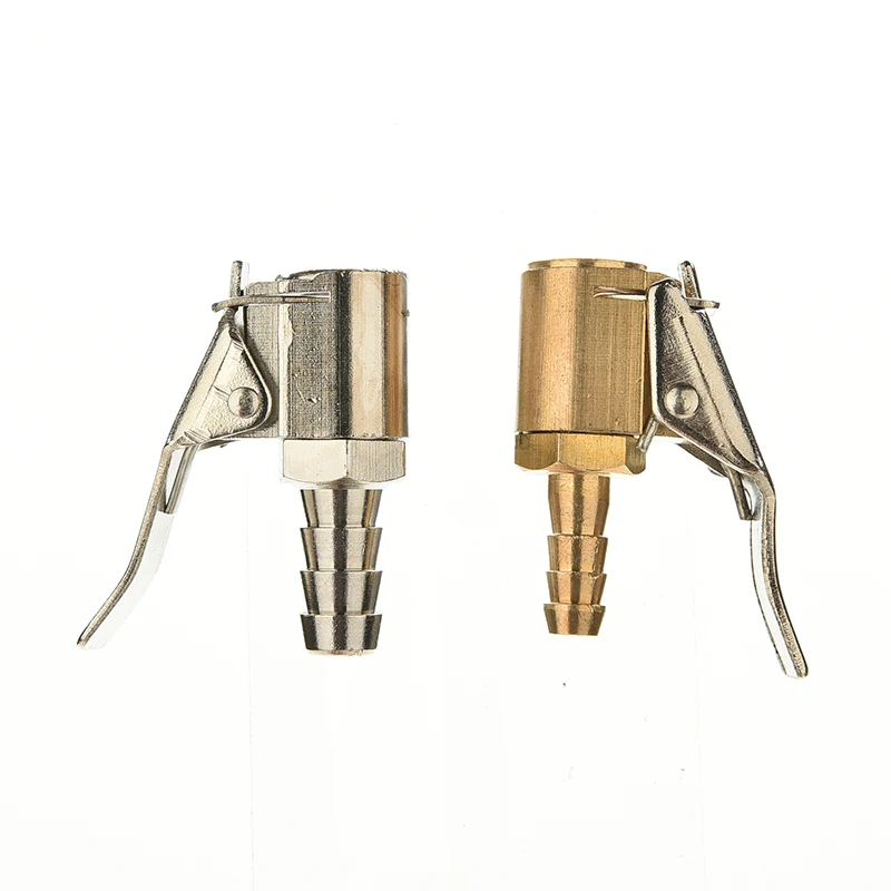 

1Pcs 8MM 6MM Auto Car Truck Tire Inflator Valve Connector Brass Tire Valve Air Pump Chuck Clip Clamp
