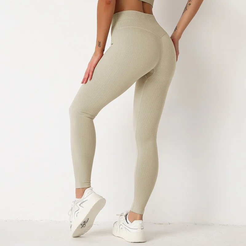 

Бесшовные быстросохнущие штаны для занятий йогой и фитнесом, дышащие женские штаны для бедер, леггинсы для тренировок, штаны для йоги