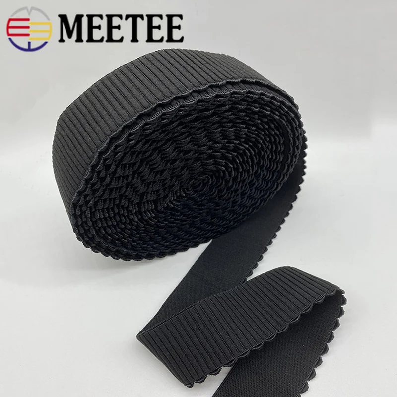 

Meetee 5M 40/50 мм нейлоновые эластичные ленты для нижнего белья бюстгальтер с плечевым ремнем Высококачественная Весенняя лента пошив одежды «с...