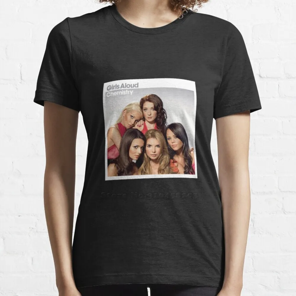 Girls Aloud химии новое летнее милое дизайн в стиле хип хоп футболка топы для девочек и
