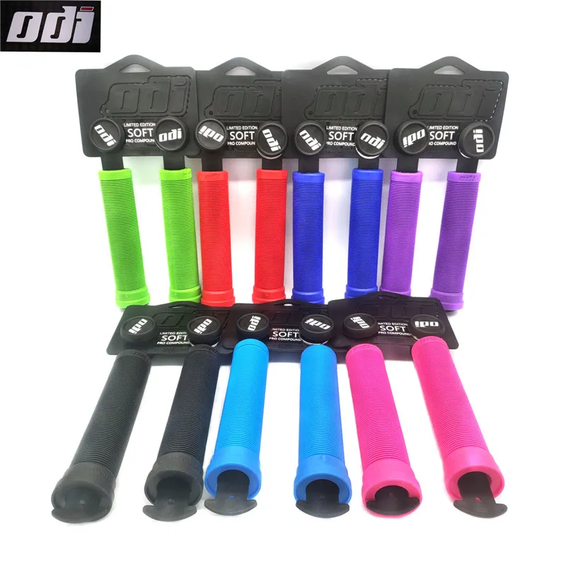

ODI Bicycle Handlebar Grips Silica Gel Handlebar Grip Non-slip Shock-absorbing Handlebar Cover XC / AM Downhill Folding Bike