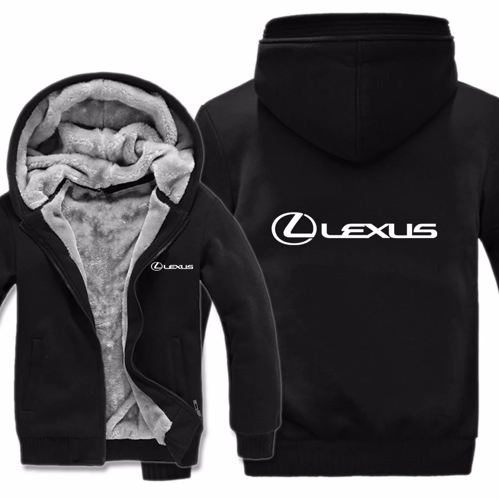 Lexus толстовки, куртки, зимние мужские унисекс, повседневная шерстяная подкладка, флисовое мужское пальто, Lexus свитера с логотипами, пуловер