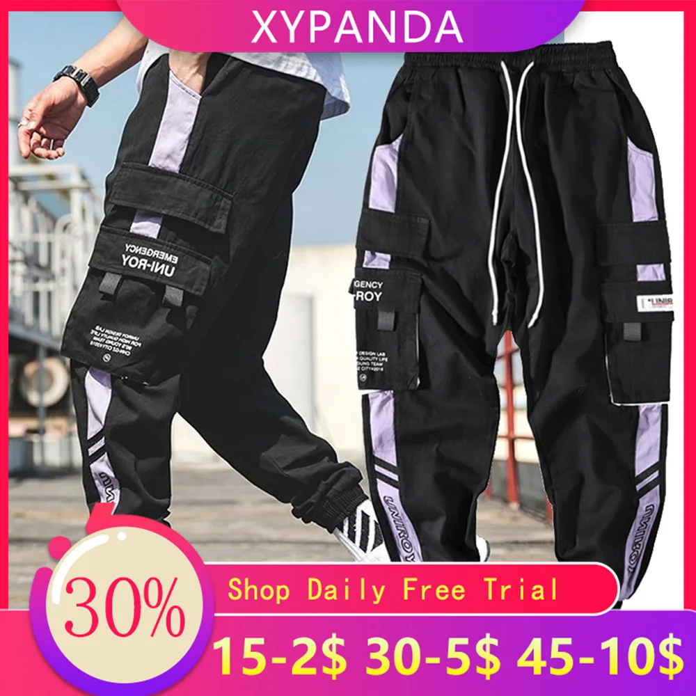 XYPANDA мужские повседневные брюки в японском стиле свободные уличные спортивные
