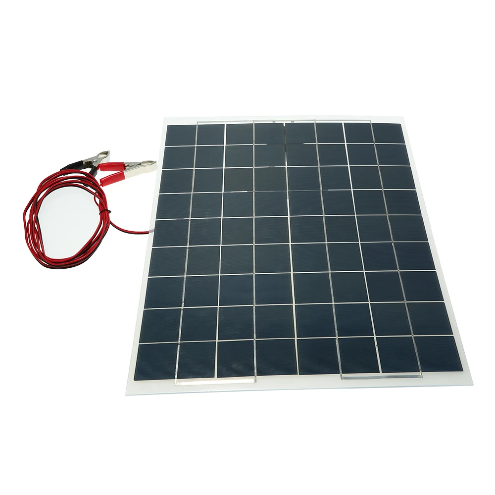 60W 12V Semi Flexible Solar Panel Device Battery Charger | Обустройство дома